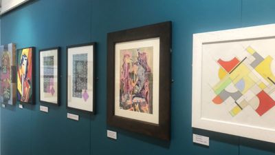 Open Art exhibition featuring art from local artists. 