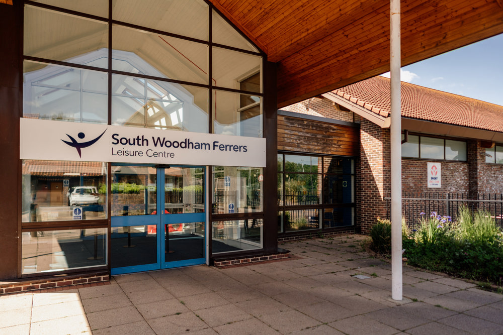 South Woodham Ferrers Leisure Centre entrance