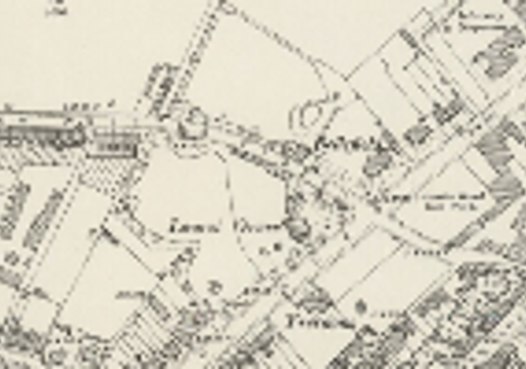Map showing location of Laurel Grove on New London Road